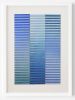 Blue Stripe Colour Study Painting | Collage in Paintings by Amelia Coward