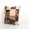 Large Vintage Colorful Suzani Embroidery Throw Pillow, Patch | Cushion in Pillows by Vintage Pillows Store
