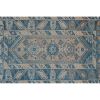 Vintage Blue Turkish Oushak Rug 3'7" X 5'11" | Area Rug in Rugs by Vintage Pillows Store. Item made of cotton with fiber