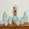 Oblique Slender in Jade | Vase in Vases & Vessels by by Alejandra Design. Item made of ceramic