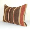 Turkish Tribal Decorative Kilim Lumbar Pillow Case, Couch | Sham in Linens & Bedding by Vintage Pillows Store. Item made of cotton with fiber