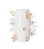 Gold Flame Vase | Vases & Vessels by OM Editions. Item composed of ceramic