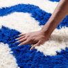 Handmade beni ourain rug, Authentic blue majorel | Area Rug in Rugs by Benicarpets