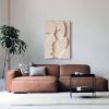 Modern 3D Plaster Wall Art: Textured Sandy White Relief Sculpture | Wall Sculpture in Wall Hangings by Vaiva Art Atelier