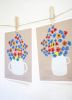 Nasturtium Set of 2 Prints | Prints by Leah Duncan. Item composed of paper in mid century modern or contemporary style