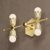 Alice - Wall Sconce Vanity - Mid Century Modern Light | Sconces by Illuminate Vintage. Item composed of brass