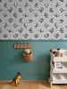 Trellis - Magnolia Flowers - Greyscale - Wallpaper Print | Wall Treatments by Sean Martorana. Item made of paper