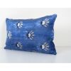Christmas Gift Pillow, Blue Design Silk Ikat Velvet Pillowca | Cushion in Pillows by Vintage Pillows Store