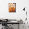 Framed Print - Canyon - Fluid Abstract Earth Tone Geo Art | Work by Eman's Gallery