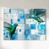 Union | Oil And Acrylic Painting in Paintings by Sorelle Gallery. Item composed of wood and aluminum