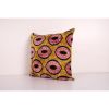 Square Bronze Ikat Velvet Pillow, Silk Ikat Cushion Cover, P | Pillows by Vintage Pillows Store