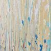 Shimmering Pearl Blue Abstract Art | Mixed Media by NAMYOONSOOART. Item in minimalism or contemporary style