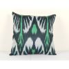Ikat Lumbar Pillow, Ikat Oblong Cushion,Accent Decorative Pi | Pillows by Vintage Pillows Store