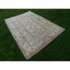 Vintage Turkish Geometric Milas Wool Low Pile Rug | Area Rug in Rugs by Vintage Pillows Store. Item composed of cotton & fiber