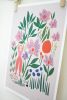 Garden Girl Print | Prints by Leah Duncan. Item composed of paper compatible with mid century modern and contemporary style