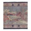 Vintage Village Pictorial Turkish Rug - Wall Hanging Tapestr | Small Rug in Rugs by Vintage Pillows Store. Item made of cotton with fiber