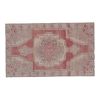 Mid Century Flatweave Large Overdyed Oriental Turkey Oushak | Area Rug in Rugs by Vintage Pillows Store. Item composed of cotton