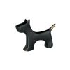 Black Miniature Dog Sculpture | Sculptures by YENNY COCQ
