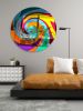 Oversized Art / Mirrored Acrylic Swirl/ Wall Art / Made In U | Ornament in Decorative Objects by uniQstiQ. Item composed of glass and synthetic