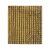 Striped Yellow Turkish Kilim With Tulu Details 6'8'' X 7'5'' | Area Rug in Rugs by Vintage Pillows Store