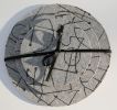 Trivet Set Merino Wool Felt 'Chalkline' Grey | Coaster in Tableware by Lorraine Tuson