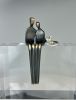 Combo Set: Close to Me Sculpture with Curled Cat | Sculptures by YENNY COCQ