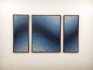 Azurite | Wall Sculpture in Wall Hangings by StainsAndGrains. Item composed of wood compatible with contemporary and industrial style