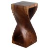 Haussmann® Original Wood Twist Stool 12 X 12 X 26 | Chairs by Haussmann®