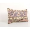 Muted Color Antique Carpet Rug Pillow, Faded Blue Unique Sof | Cushion in Pillows by Vintage Pillows Store