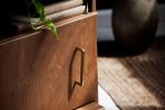 Isa, Cabinet knobs handles, Brass cabinet knobs, Drawer pull | Hardware by Plywood Project. Item made of brass works with minimalism & mid century modern style