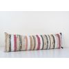 Turkish Rag Rug Pillow Cover, Extra Long Chaput Kilim Cushio | Cushion in Pillows by Vintage Pillows Store