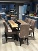 Custom Order Smoke Epoxy Walnut Dining Table -  Dining Room | Tables by LuxuryEpoxyFurniture. Item made of wood & synthetic