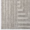 Shaggy Labyrinth Grey Rug | Work by District Loom