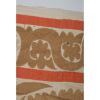 Hand Embroidered Suzani Quilt - Muted Color Pastel Uzbek Tab | Table Runner in Linens & Bedding by Vintage Pillows Store