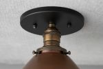Copper Ceiling Lighting - Model No. 6296 | Flush Mounts by Peared Creation. Item composed of copper