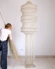 Nora Macrame Lamp - Beige | Pendants by Hamimi