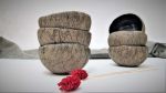 Small Pottery Bowl Set 2-6, Small Rice Bowls | Dinnerware by YomYomceramic. Item made of stoneware
