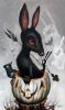 "Every Season is Rabbit Season" | Prints by Greg "CRAOLA" Simkins. Item composed of paper