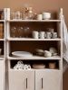 Modular wall shelving, Mid century modern kitchen org. | Storage by Plywood Project. Item made of oak wood compatible with minimalism and mid century modern style
