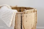 Laundry Basket with Handle | Storage Basket in Storage by NEEPA HUT. Item composed of wood