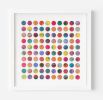 One Hundred Splash Dots Painting, Lavender | Collage in Paintings by Amelia Coward