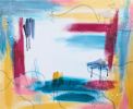 Bright Horizons | Colorful Abstract Original Painting | Oil And Acrylic Painting in Paintings by Abby May