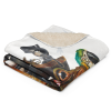 "Oh Cap'n my Cap'n" Sherpa Blanket | Linens & Bedding by Greg "CRAOLA" Simkins