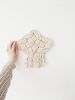 THE CLOUD, Medium Macrame Cloud Wall Hanging, Rope Wall | Macrame Wall Hanging in Wall Hangings by Damaris Kovach. Item made of fiber