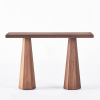 Hexagon Console Table Stained Ash | Work by District Loom