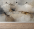 Amber Drift — Abstract Luxury Wallpaper Mural | Wall Treatments by ELLE WALLS