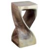 Haussmann® Original Wood Twist Stool 12 X 12 X 23 | Chairs by Haussmann®