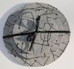 Trivet Medium Merino Wool Felt 'Chalkline' Grey | Coaster in Tableware by Lorraine Tuson