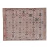 Handwoven Turkish Kilim Rug Pastel Colors Area Rug Petite | Rugs by Vintage Pillows Store. Item composed of cotton & fiber
