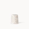 Sand Outline Pillar Vase | Vases & Vessels by Franca NYC. Item composed of ceramic compatible with boho and minimalism style